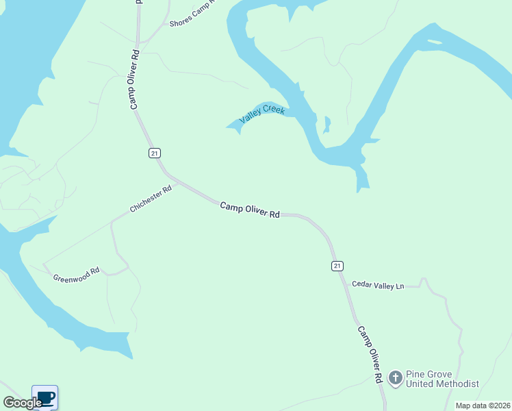 map of restaurants, bars, coffee shops, grocery stores, and more near 11482 Camp Oliver Road in Jefferson County