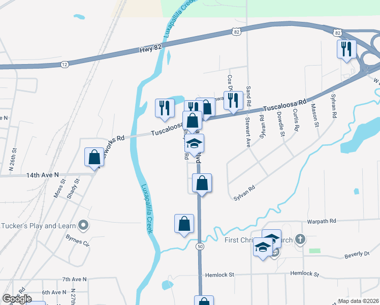 map of restaurants, bars, coffee shops, grocery stores, and more near 1614 Shepherd Road in Columbus