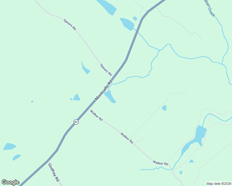 map of restaurants, bars, coffee shops, grocery stores, and more near 3160-3198 Monticello Highway in Madison