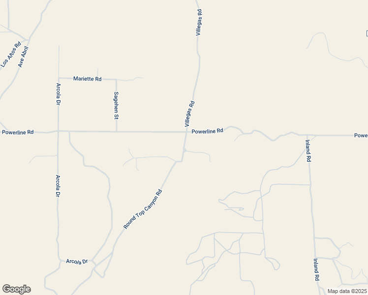 map of restaurants, bars, coffee shops, grocery stores, and more near 42370 Round Top Canyon Road in Aguanga