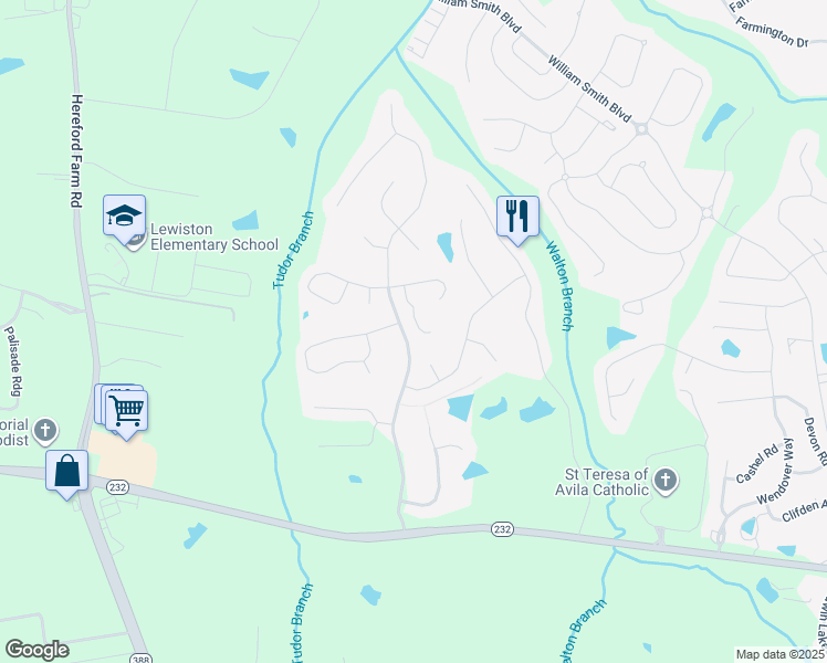 map of restaurants, bars, coffee shops, grocery stores, and more near 414 Aldrich Court in Grovetown