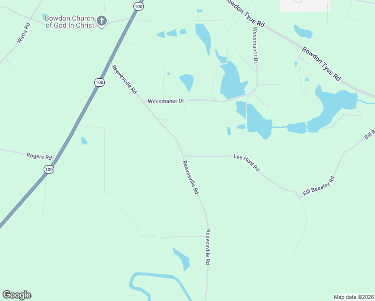 map of restaurants, bars, coffee shops, grocery stores, and more near 278 Reavesville Road in Bowdon