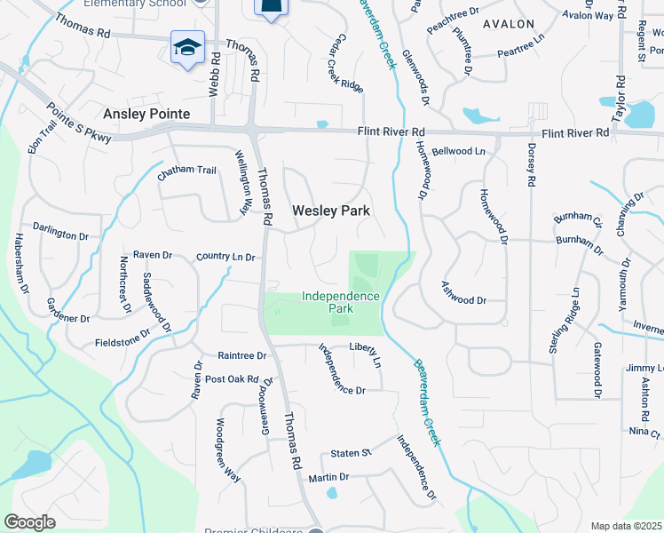 map of restaurants, bars, coffee shops, grocery stores, and more near 424 Sir Winston Court in Jonesboro