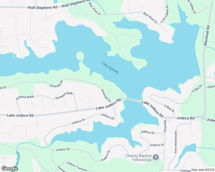 map of restaurants, bars, coffee shops, grocery stores, and more near 3016 Emerald Drive in Jonesboro