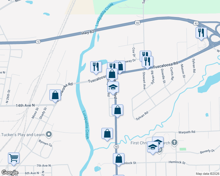 map of restaurants, bars, coffee shops, grocery stores, and more near 1614 Shepherd Road in Columbus