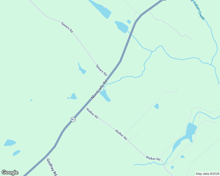 map of restaurants, bars, coffee shops, grocery stores, and more near 3160 Monticello Highway in Madison