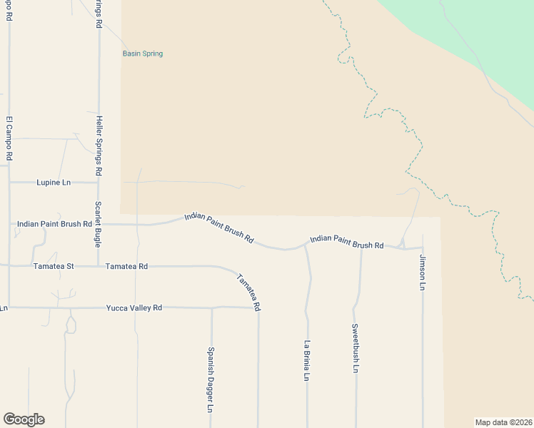 map of restaurants, bars, coffee shops, grocery stores, and more near 61400 Indian Paint Brush Road in Anza