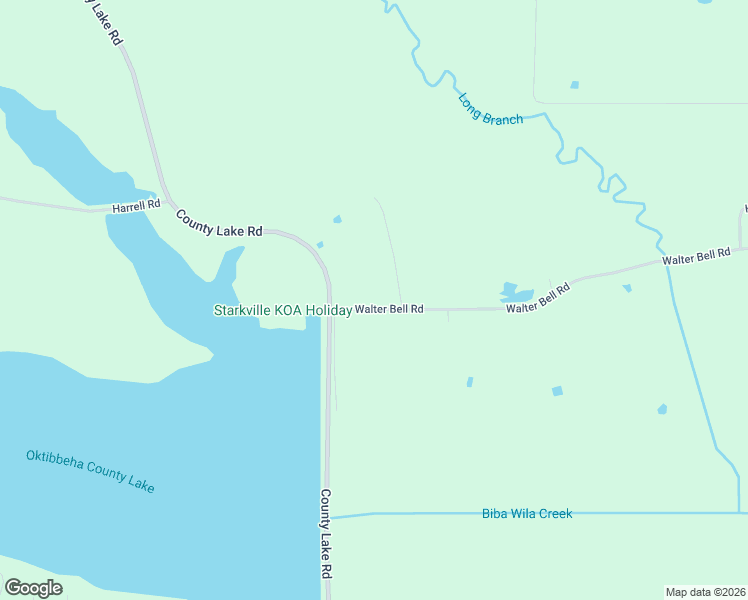 map of restaurants, bars, coffee shops, grocery stores, and more near 107 Walter Bell Road in Starkville