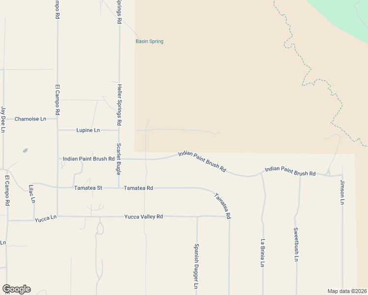 map of restaurants, bars, coffee shops, grocery stores, and more near 61200 Indian Paint Brush Rd in Anza
