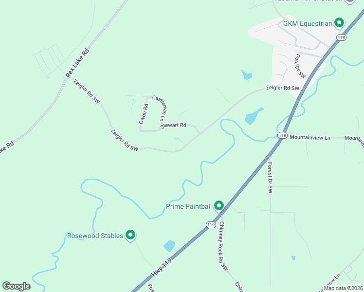 map of restaurants, bars, coffee shops, grocery stores, and more near 6257 Zeigler Road Southwest in Leeds