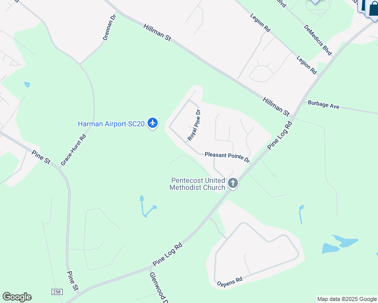 map of restaurants, bars, coffee shops, grocery stores, and more near 5174 Pleasant Pointe Drive in Warrenville
