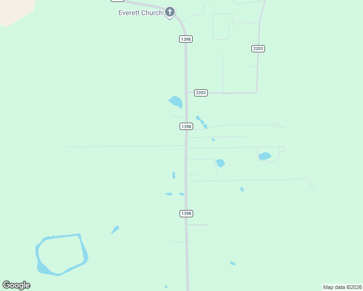 map of restaurants, bars, coffee shops, grocery stores, and more near 3596 Farm to Market Road 1398 in Hooks