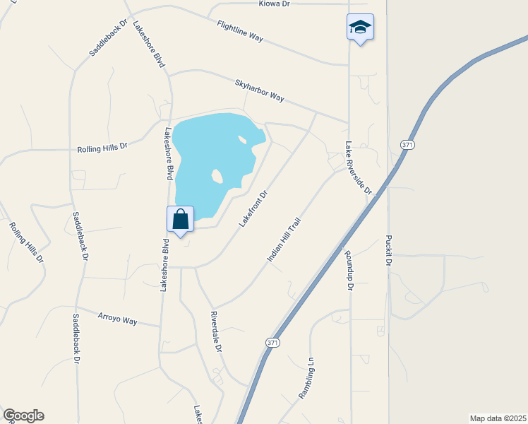 map of restaurants, bars, coffee shops, grocery stores, and more near 41810 Lakefront Drive in Aguanga