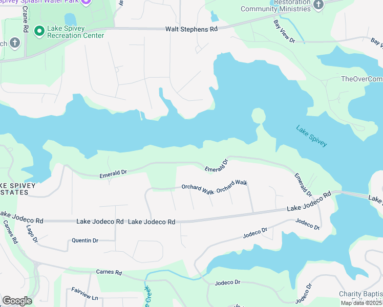 map of restaurants, bars, coffee shops, grocery stores, and more near 2746 Emerald Drive in Jonesboro