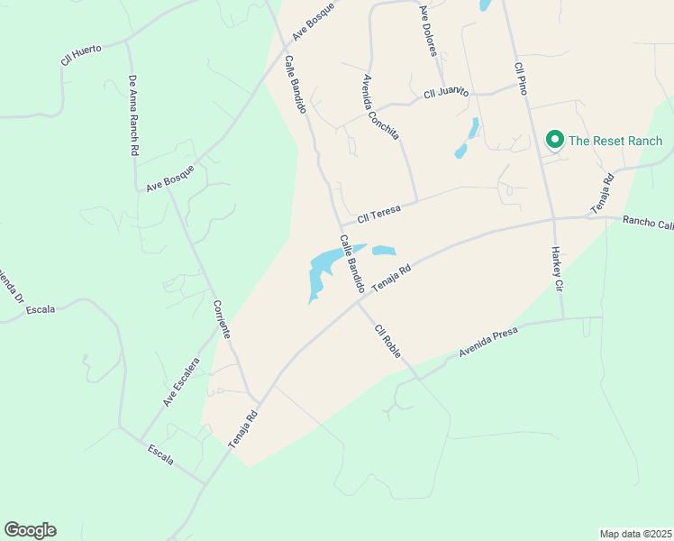 map of restaurants, bars, coffee shops, grocery stores, and more near 42205 Calle Bandido in Murrieta