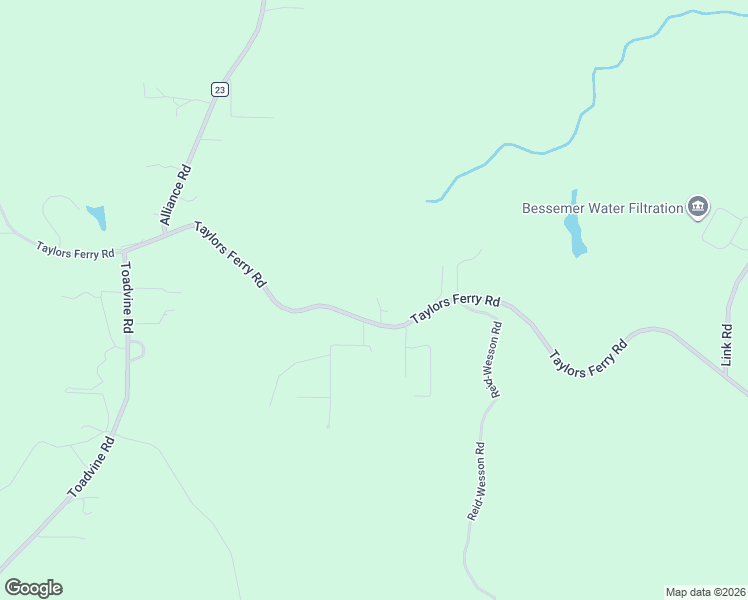 map of restaurants, bars, coffee shops, grocery stores, and more near 8811 Taylors Ferry Road in Bessemer