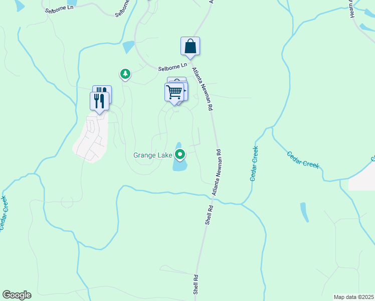 map of restaurants, bars, coffee shops, grocery stores, and more near 1015 Loliver Lane in Palmetto