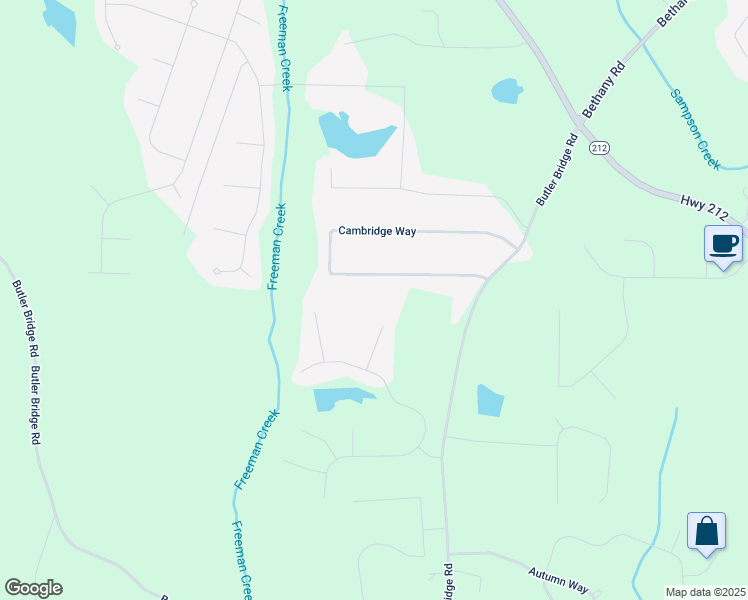 map of restaurants, bars, coffee shops, grocery stores, and more near 50 Havenwood Court in Covington