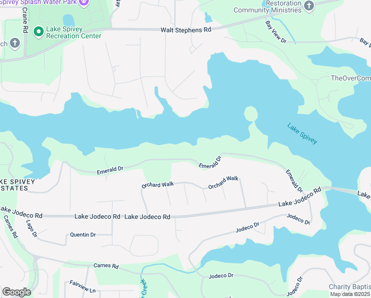 map of restaurants, bars, coffee shops, grocery stores, and more near 2746 Emerald Drive in Jonesboro