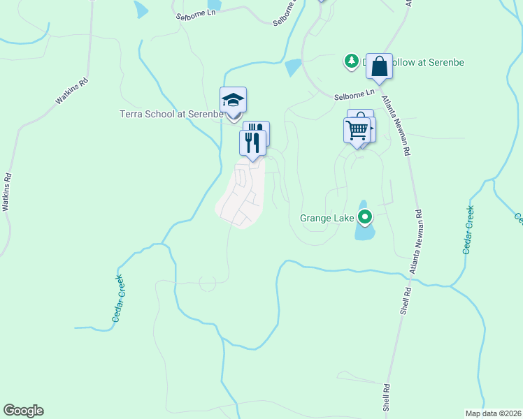 map of restaurants, bars, coffee shops, grocery stores, and more near 385 Anders North in Palmetto