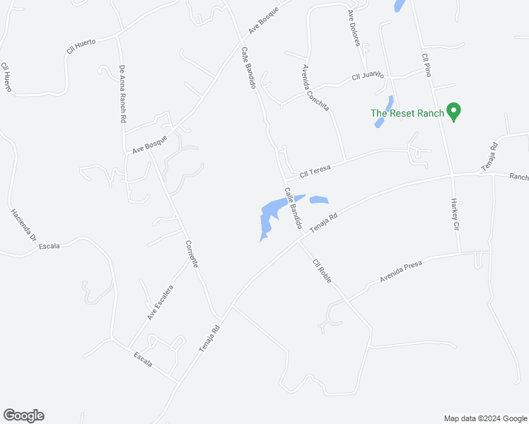 map of restaurants, bars, coffee shops, grocery stores, and more near 42205 Calle Bandido in Murrieta