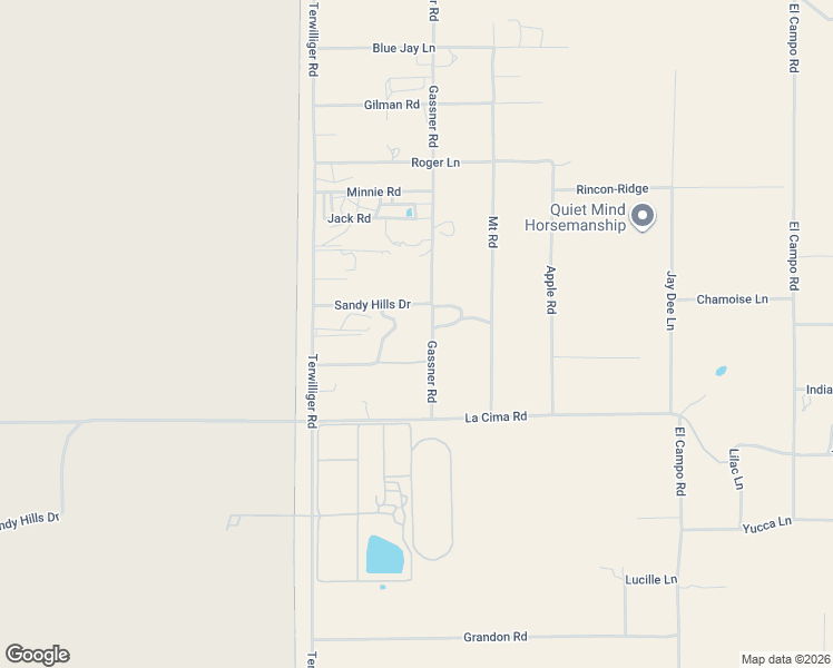 map of restaurants, bars, coffee shops, grocery stores, and more near 41815 Gassner Road in Anza