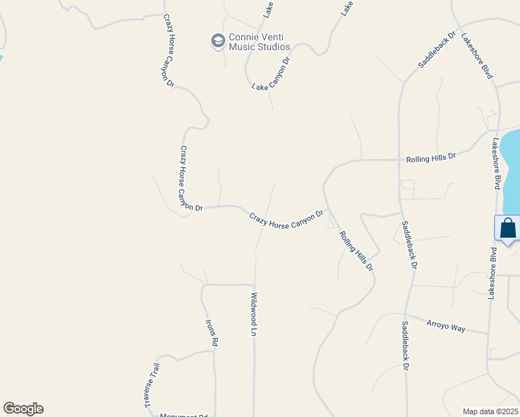 map of restaurants, bars, coffee shops, grocery stores, and more near 42212 Crazy Horse Canyon Drive in Aguanga