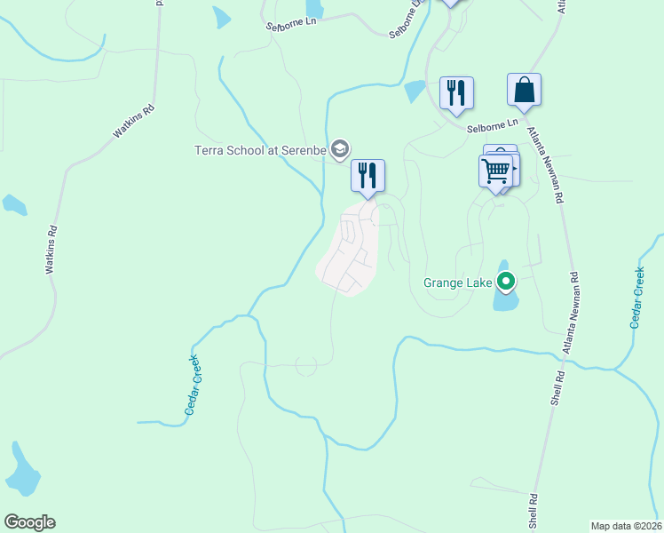 map of restaurants, bars, coffee shops, grocery stores, and more near 321 Mado Lane in Palmetto