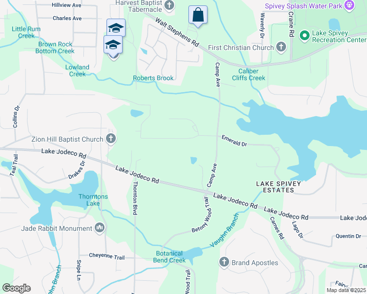 map of restaurants, bars, coffee shops, grocery stores, and more near 2019 Emerald Drive in Jonesboro