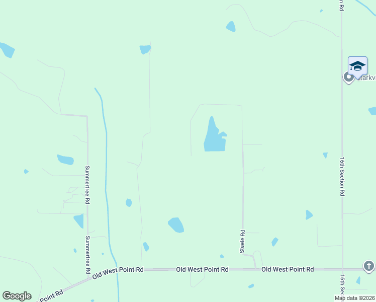 map of restaurants, bars, coffee shops, grocery stores, and more near 1765-1799 Steele Road in Starkville