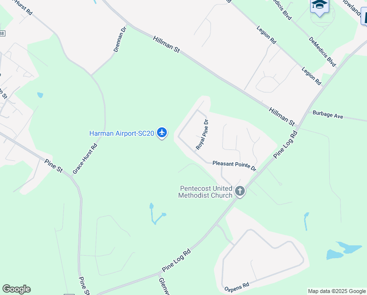 map of restaurants, bars, coffee shops, grocery stores, and more near 5217 Pleasant Pointe Drive in Warrenville