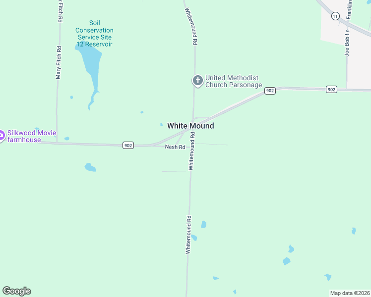 map of restaurants, bars, coffee shops, grocery stores, and more near 26 Nash Road in Sherman