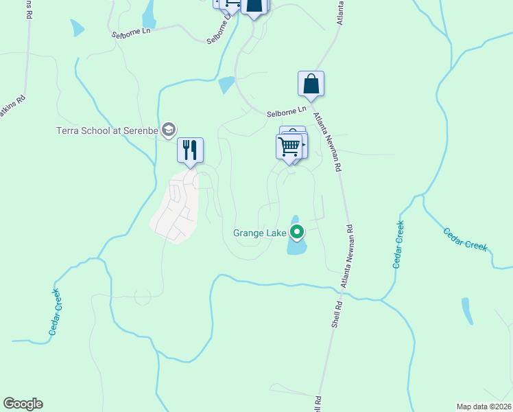 map of restaurants, bars, coffee shops, grocery stores, and more near 867 Rausch Ridge in Palmetto
