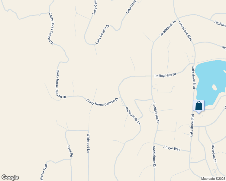 map of restaurants, bars, coffee shops, grocery stores, and more near 41575 Rolling Hills Drive in Aguanga