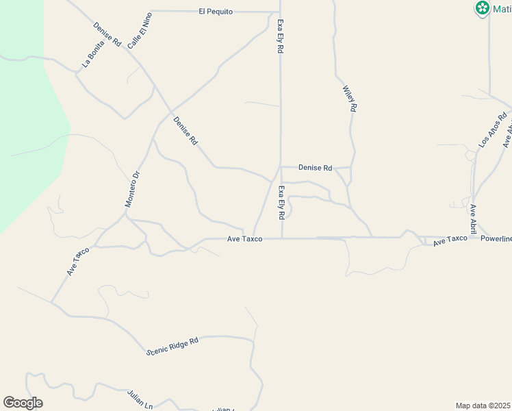 map of restaurants, bars, coffee shops, grocery stores, and more near Exa Ely Road in Hemet