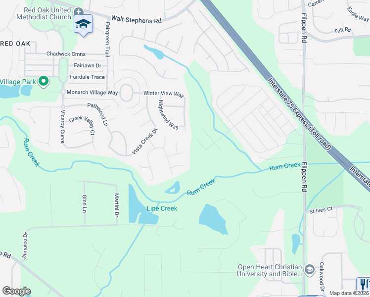 map of restaurants, bars, coffee shops, grocery stores, and more near 557 Winter View Way in Stockbridge