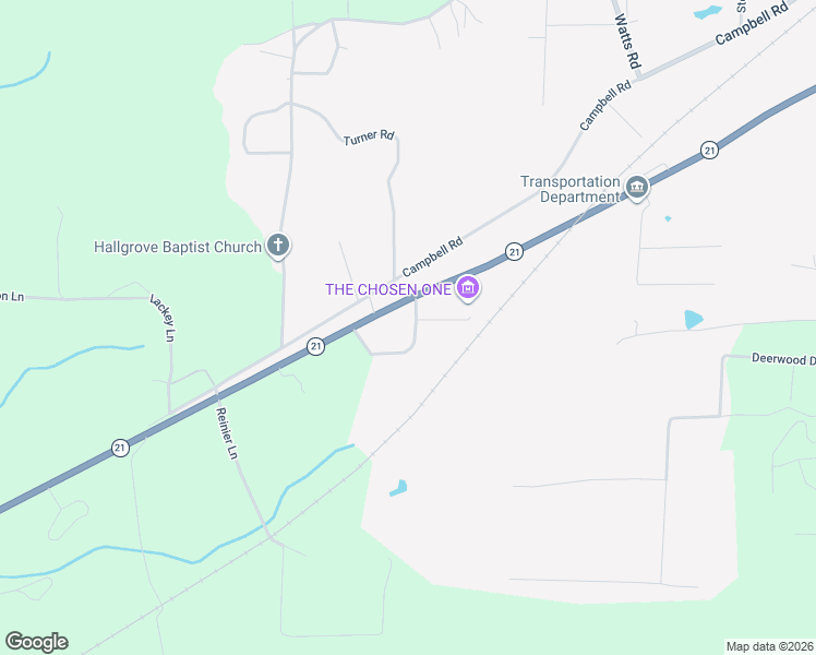 map of restaurants, bars, coffee shops, grocery stores, and more near 68 Meadowview Circle in Munford