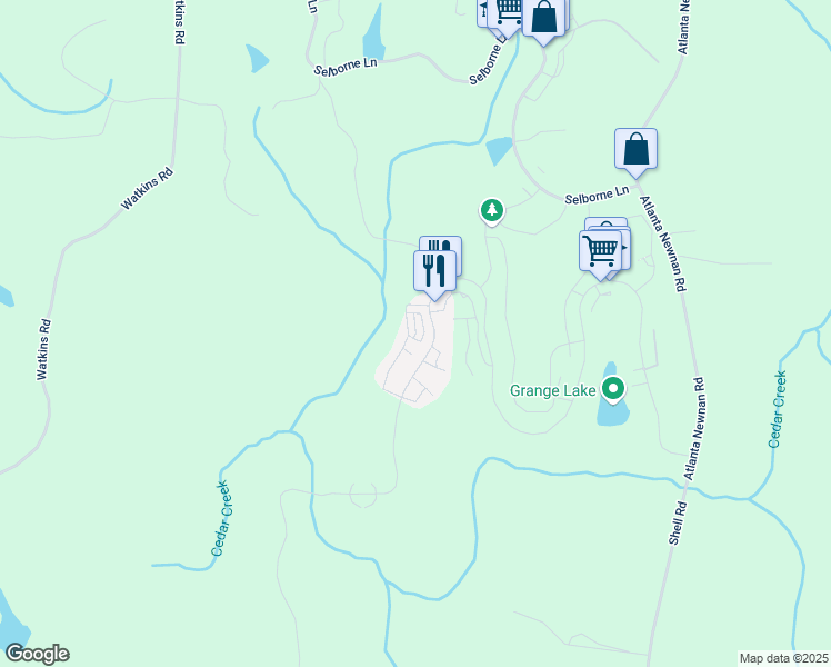 map of restaurants, bars, coffee shops, grocery stores, and more near 240 Mado Lane in Palmetto