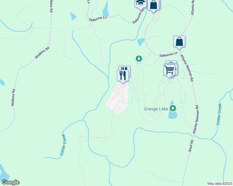 map of restaurants, bars, coffee shops, grocery stores, and more near 240 Mado Lane in Palmetto