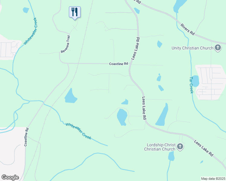 map of restaurants, bars, coffee shops, grocery stores, and more near 140 Virgil Drive in Fayetteville