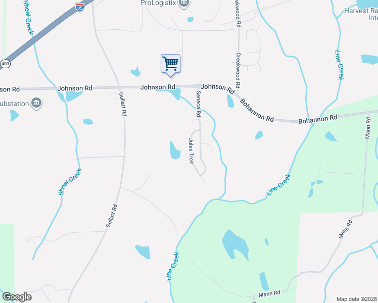map of restaurants, bars, coffee shops, grocery stores, and more near 6671 Jules Trace in Palmetto