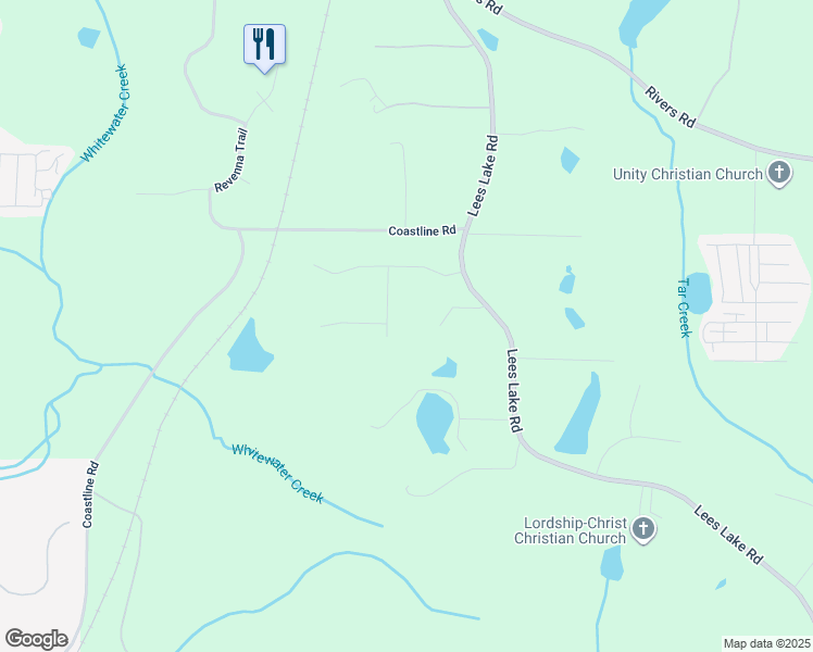 map of restaurants, bars, coffee shops, grocery stores, and more near 140 Virgil Drive in Fayetteville