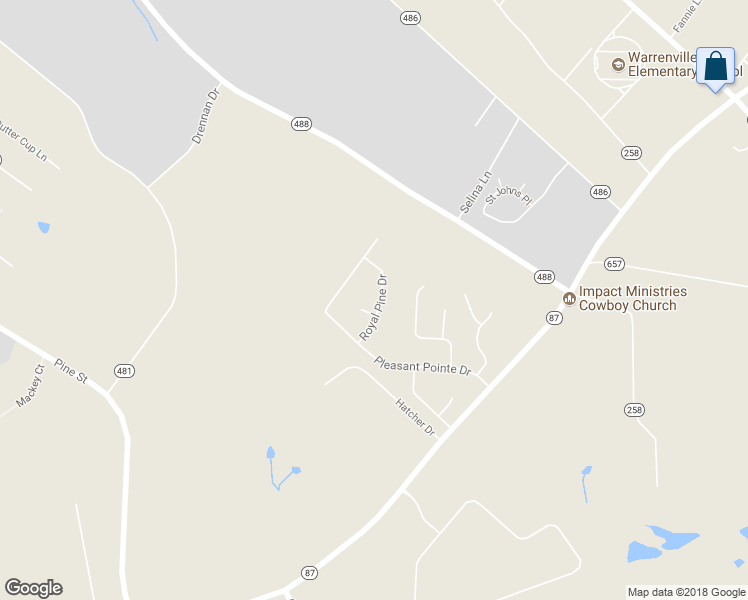 map of restaurants, bars, coffee shops, grocery stores, and more near 161 Royal Pine Drive in Warrenville