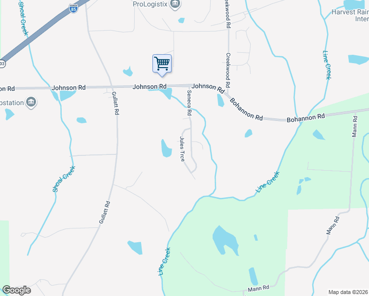 map of restaurants, bars, coffee shops, grocery stores, and more near 6664 Jules Trace in Palmetto