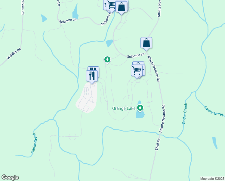 map of restaurants, bars, coffee shops, grocery stores, and more near 1171 Lupo Loop in Palmetto