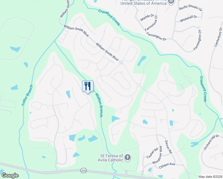 map of restaurants, bars, coffee shops, grocery stores, and more near 535 Bunchgrass Street in Evans