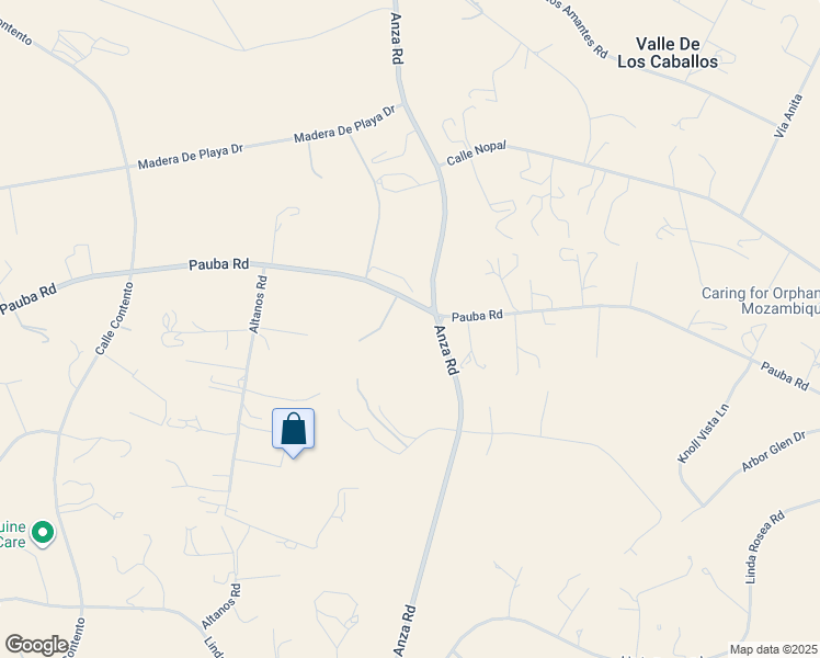 map of restaurants, bars, coffee shops, grocery stores, and more near 41685 Anza Road in Temecula