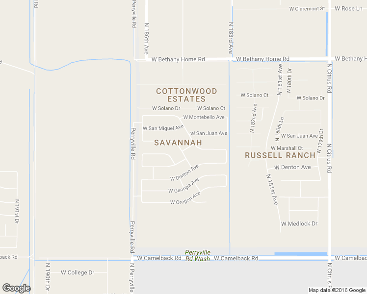 map of restaurants, bars, coffee shops, grocery stores, and more near 18406 West Luke Avenue in Litchfield Park