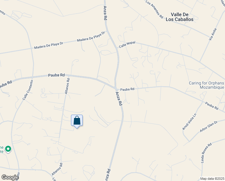 map of restaurants, bars, coffee shops, grocery stores, and more near 41685 Anza Road in Temecula