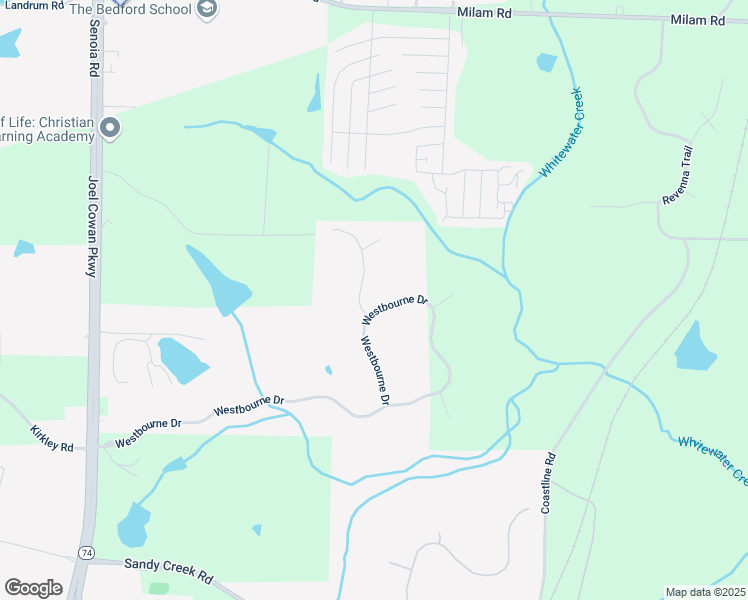 map of restaurants, bars, coffee shops, grocery stores, and more near 105 New Castle Lane in Tyrone